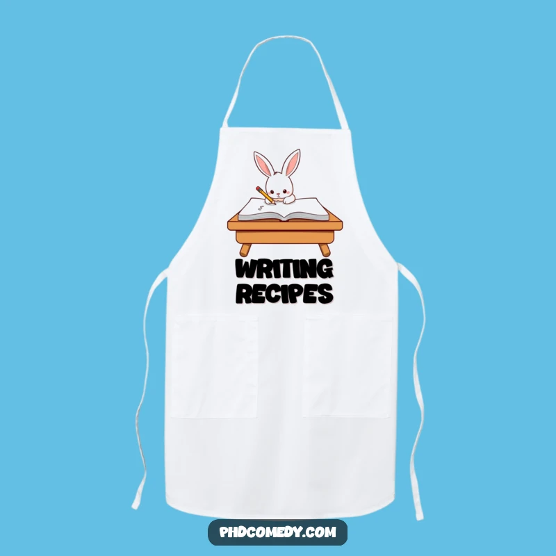 Funny Kawaii Rabbit Artist Apron: Creative Scribbles Humor, Practical Funny Gift