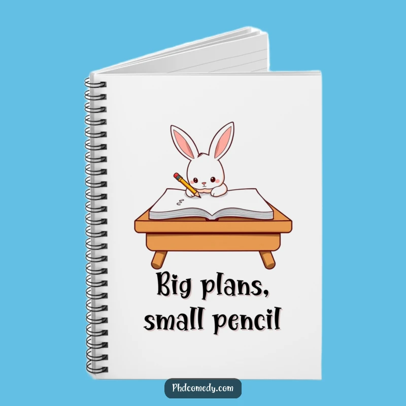 Funny Kawaii Rabbit Notebook: Diligent Ideas, Perfect Funny Gift Journal
