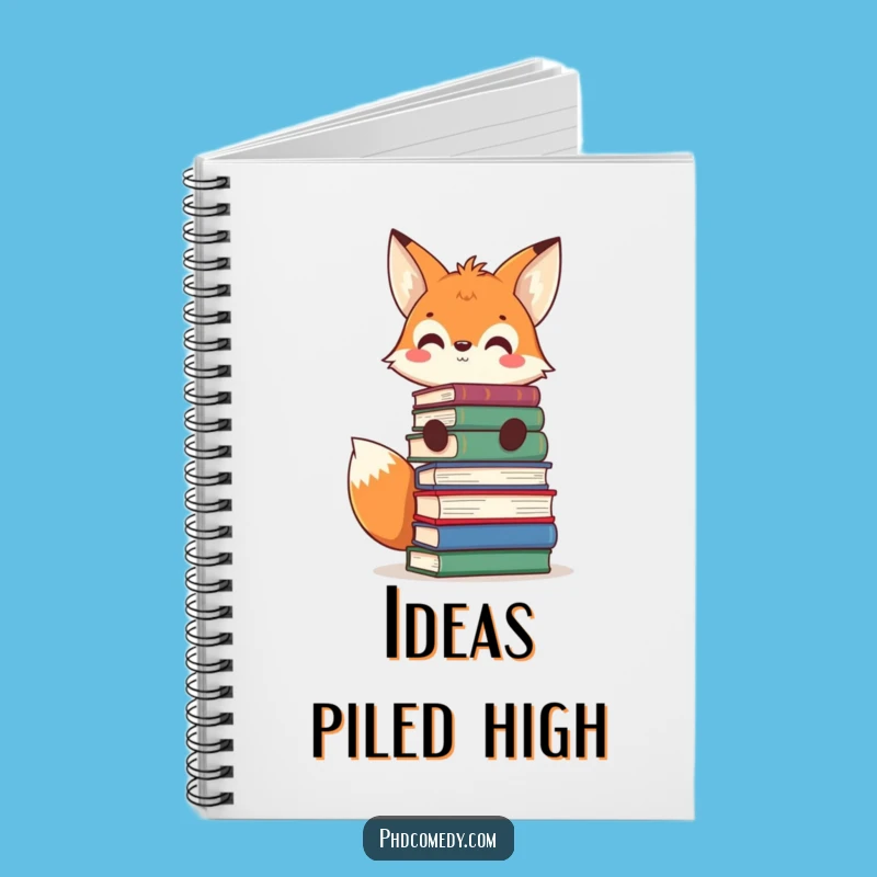 Funny Kawaii Fox Study Notebook: Book Balance Ideas, Perfect Funny Gift